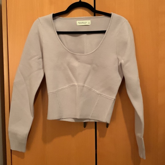 NWT Ribbed Slim Corset Sweater - Picture 5 of 5
